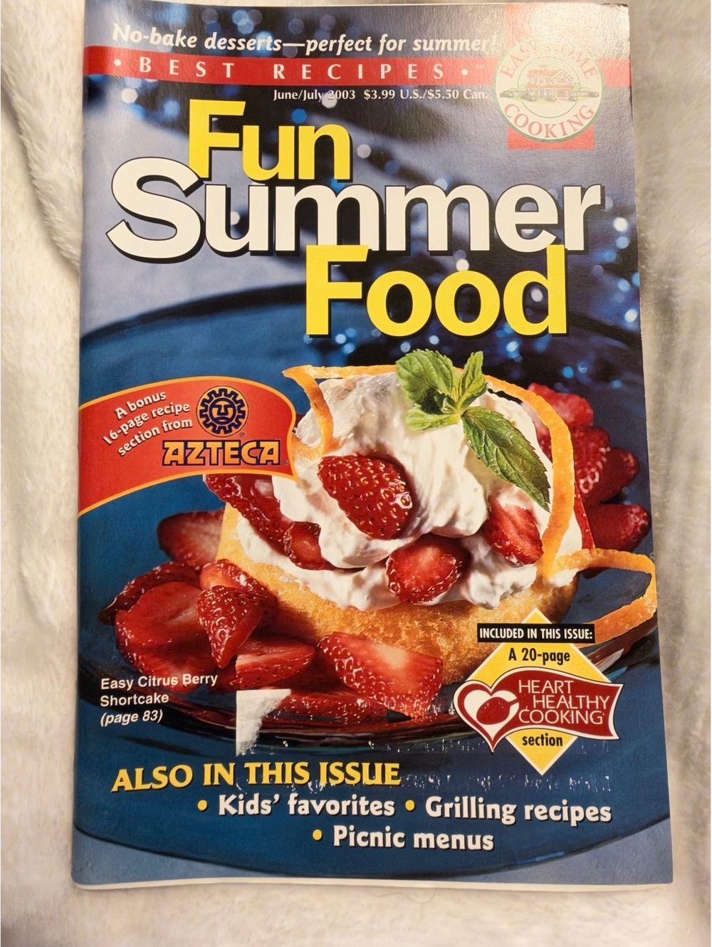 Fun Summer Food Magazine June/July 2003 Issue